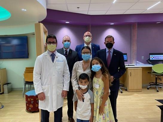 Blumenthal joined doctors at Connecticut Children’s Medical Center and the mother of a child who survived swallowing a button battery to celebrate the passage of Reese’s Law — the Blumenthal led legislation that strengthens safety standards for battery packaging and products with small batteries frequently found in everyday items. The bill was signed into law by President Biden this week.   
